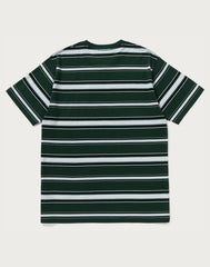 BAPE MENS APE HEAD COLLEGE STRIPE TEE