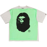 BAPE X SAINT MXXXXXX MAD FACE HANDPRINTING TEE MENS