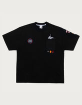 BAPE BY KAZUKI KURAISHI MULTI PATCH MILITARY TEE MENS