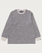 SOLID CAMO ONE POINT RELAXED FIT STRIPE LS TEE MENS