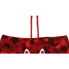 COLOR CAMO SHARK SWEAT SHORTS MENS