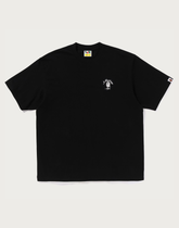 BAPE MENS ONE POINT APE HEAD COLLEGE RELAXED FIT T-SHIRT