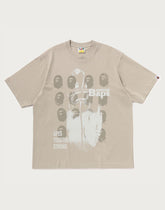 SPRAY PRINT MULTI LOGO RELAXED FIT TEE MENS