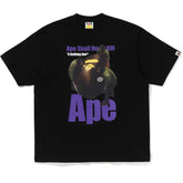 APE HEAD PHOTO PRINT RELAXED FIT TEE MENS