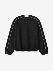 Suede Fleece Signature Modern Crewneck Sweatshirt