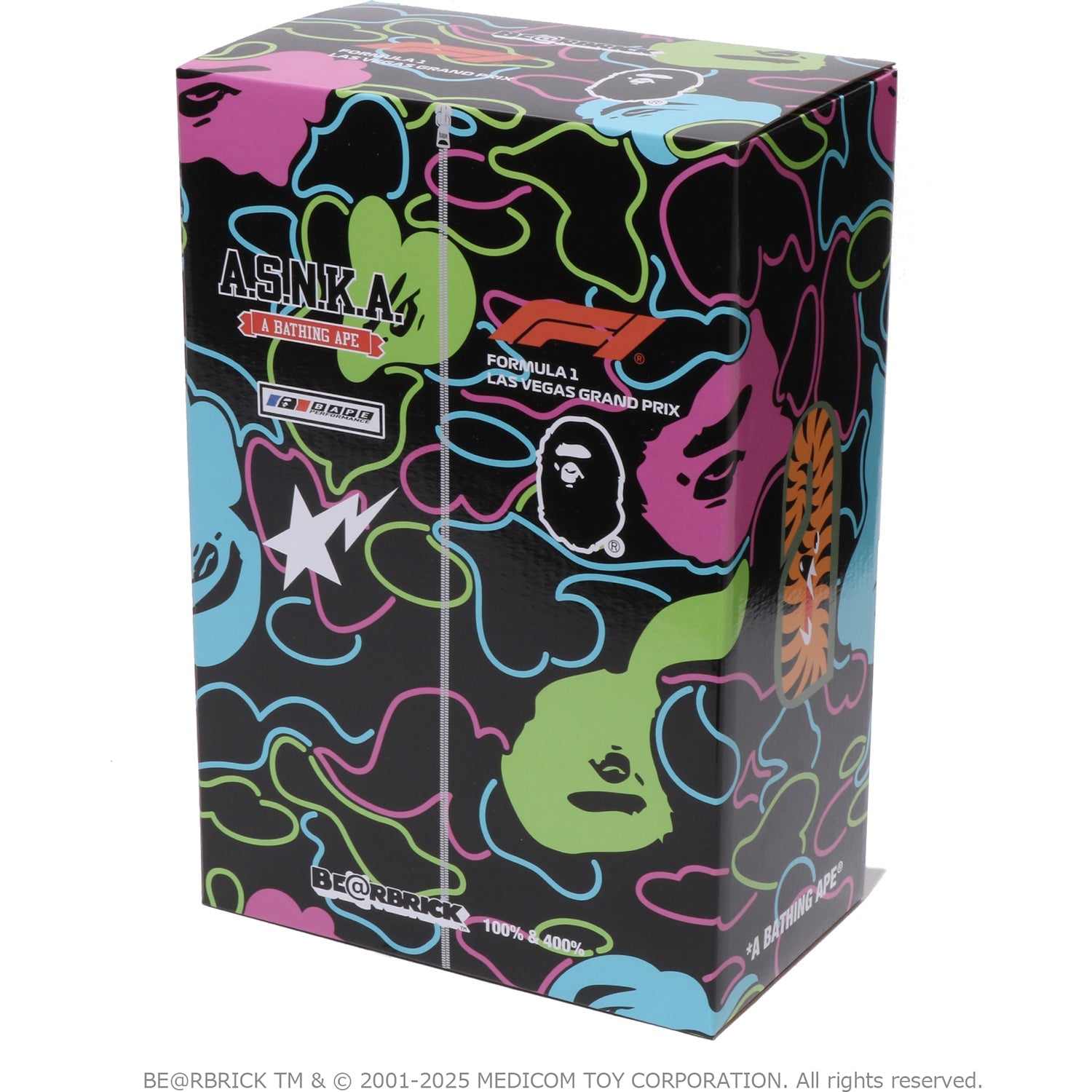 BAPE X F1 LAS VEGAS BE@RBRICK 100%&400%