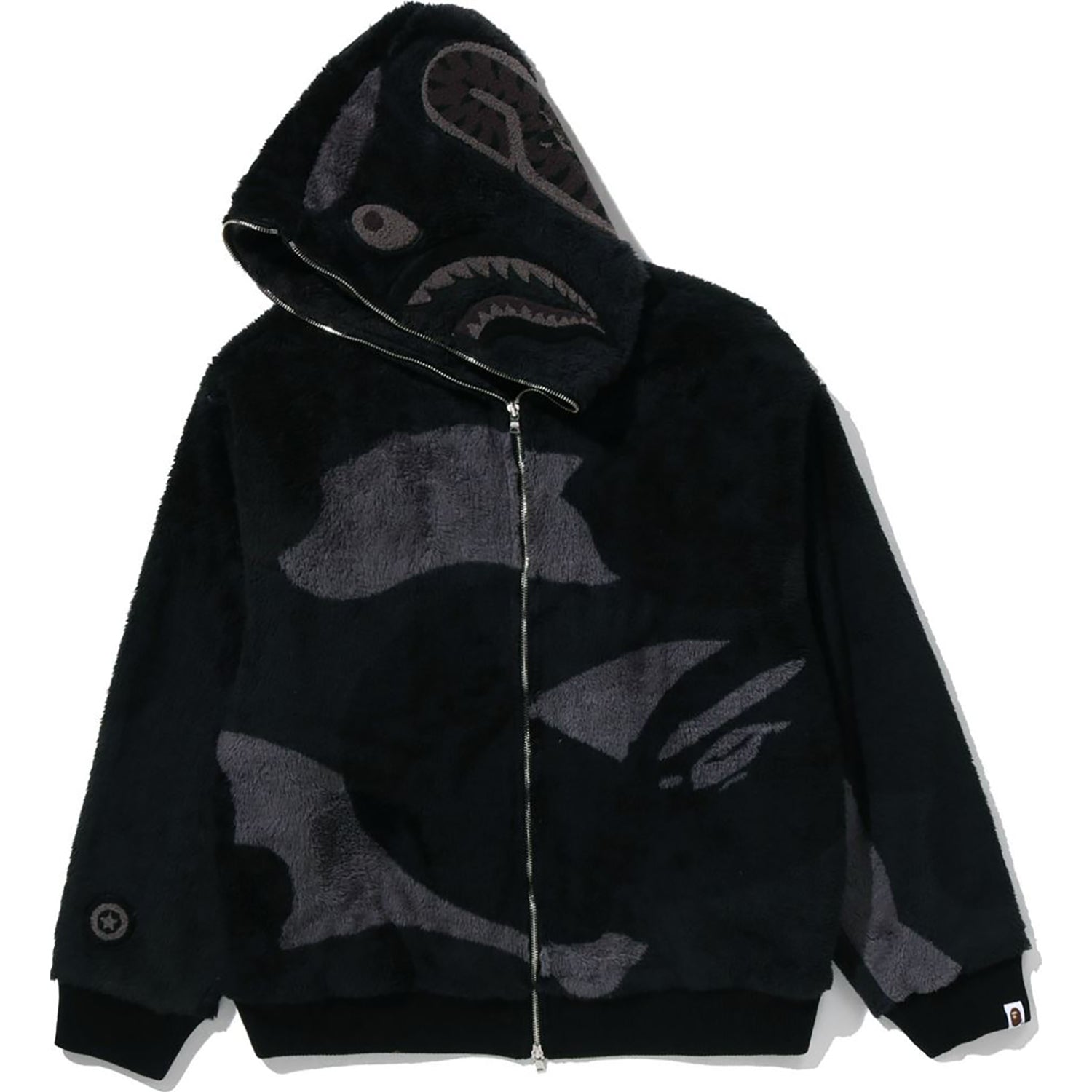 COLOR CAMO SHARK FULL ZIP SHERPA JACKET MENS