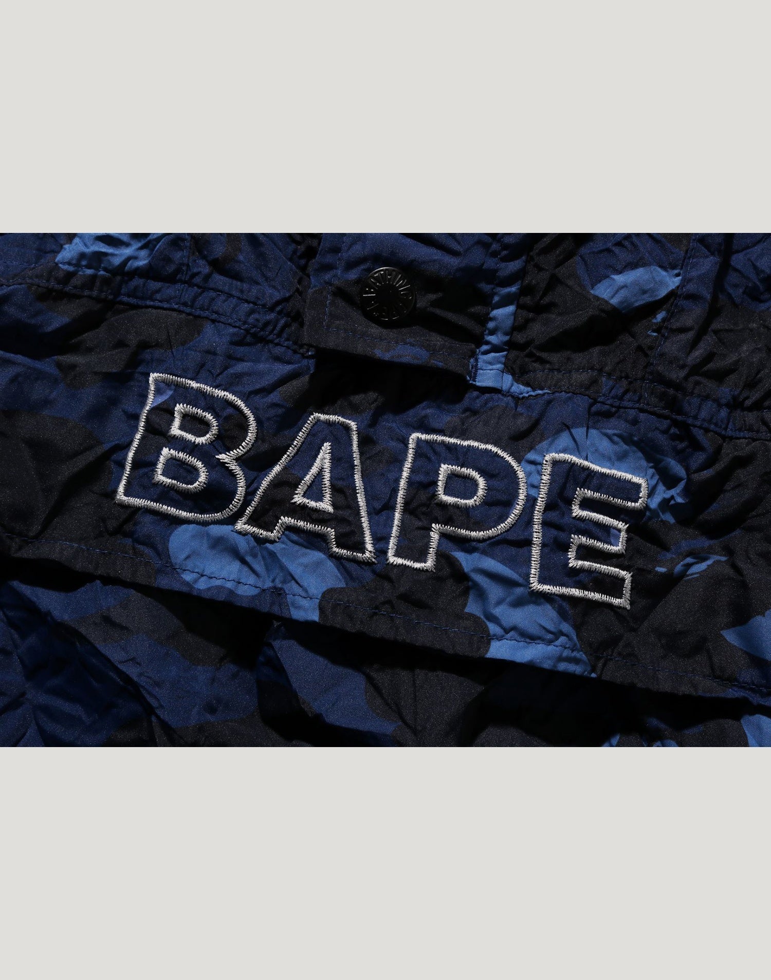 CRINKLE EFFECT COLOR CAMO HALF ZIP HOODIE JACKET MENS