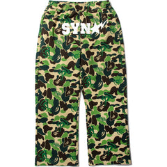 BAPE X SPOTIFY BY CENTRAL CEE CAMO RELAXED FIT SWEATPANTS MENS