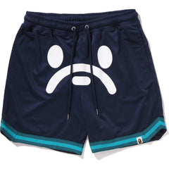 BAPE X JUST DON MILO RELAXED FIT BASKETBALL SHORTS MENS