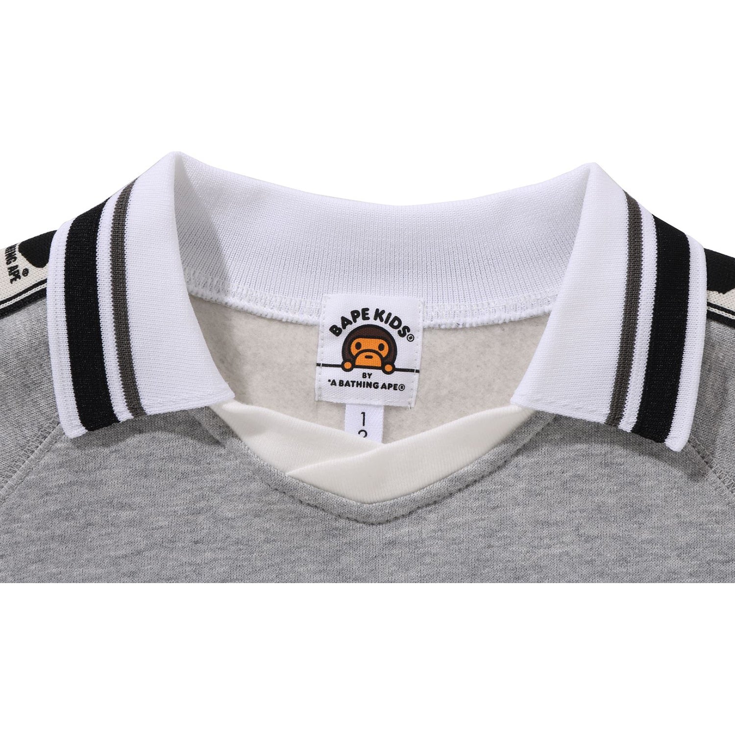 BAPE TAPE RELAXED FIT CREWNECK SWEATSHIRT KIDS