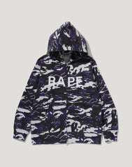 GLITCH WOODLAND CAMO FULL ZIP HOODIE MENS