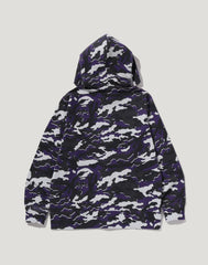 GLITCH WOODLAND CAMO FULL ZIP HOODIE MENS
